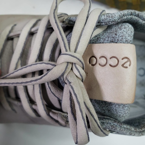 Ecco S-Three Spikeless Gore-Tex Golf Shoe Women's 37 6 Taupe Beige Mint - Picture 8 of 12